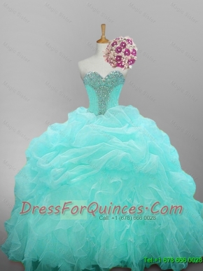 Gorgeous Sweetheart Beaded Quinceanera Dresses with Ruffled Layers