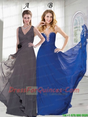 The Brand New Style Chiffon Christmas Party Dresses in Floor Length