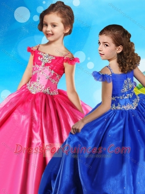 Modest Really Puffy Beaded Mini Quinceanera Dress with Off the Shoulder