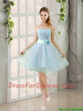 Custom Made A Line Strapless Prom Dresses with Ruching