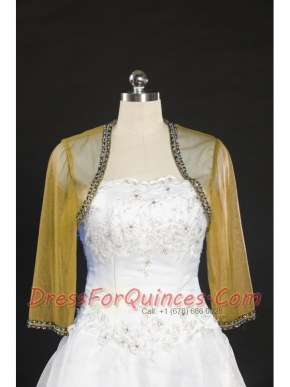 2015 Discount Long Sleeves Wraps with Beading