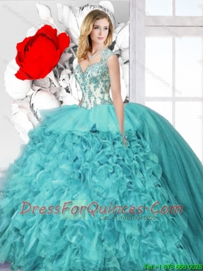 Latest Ball Gown Straps Latest Ball Gown Straps Quinceanera Dresses with Appliques Dresses with Appliques