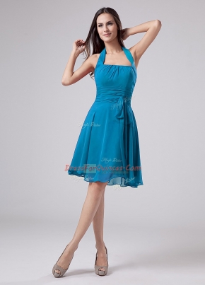 Sleeveless Zipper Knee Length Belt Prom Party Dress