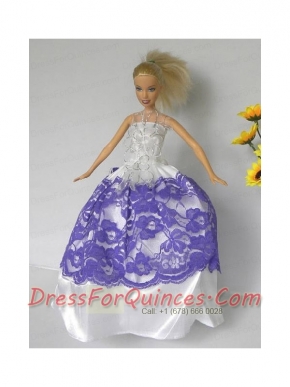 Free Shippment Barbie Doll Wedding Clothes Party Dresses Gown