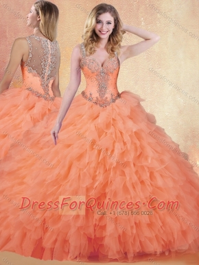 Perfect Ball Gown Straps Quinceanera Dresses with Ruffles and Appli