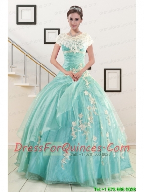 Ball Gown Sweetheart Cheap Quinceanera Dresses with Appliques