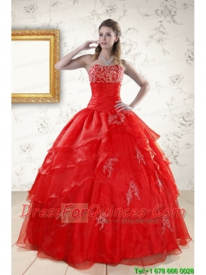 Most Popular Strapless Quinceanera Dresses for 2015