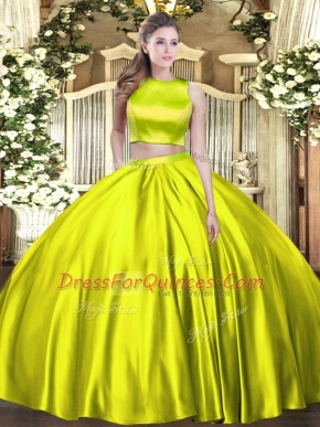 Nice Ruching Sweet 16 Quinceanera Dress Olive Green Criss Cross Sleeveless Floor Length