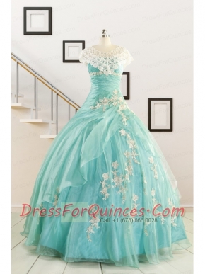 Ball Gown Sweetheart Cheap Quinceanera Dresses with Appliques