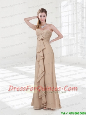Empire Ruching 2015 Prom Dresses with Sweetheart