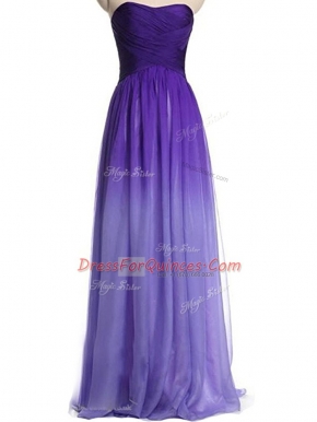 Fashion Multi-color Sweetheart Lace Up Ruching Prom Party Dress Sleeveless