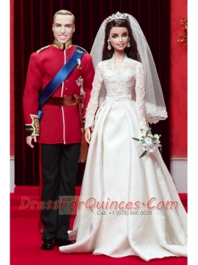 A-line Wedding Dress To Barbie Doll With Lace