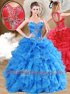 New Arrivals Ball Gown Sweet 16 Gowns with Beading and Ruffles