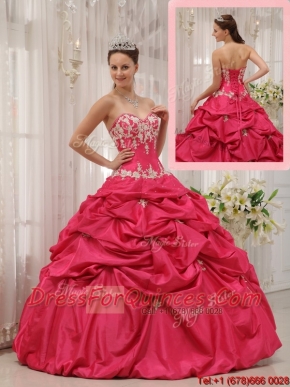 Beautiful Ball Gown Sweetheart Appliques Quinceanera Dresses