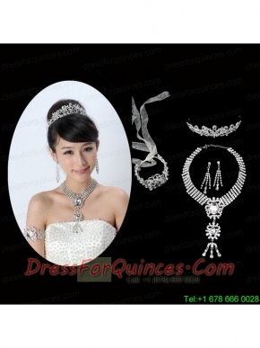 Elegant Alloy With Rhinestone Ladies' Jewelry Sets