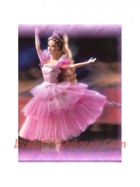 Beautiful Princess Party Clothes Pink Barbie Doll