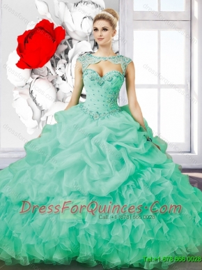Pretty Sweetheart Beaded Quinceanera Dresses for 2015 Summer