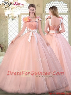 Beautiful Asymmetrical Quinceanera Dresses with Bowknot