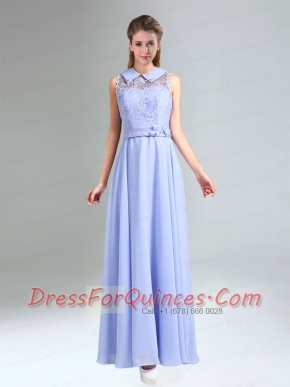 2015 Empire Lace Up Dama Dress Belt and Lace