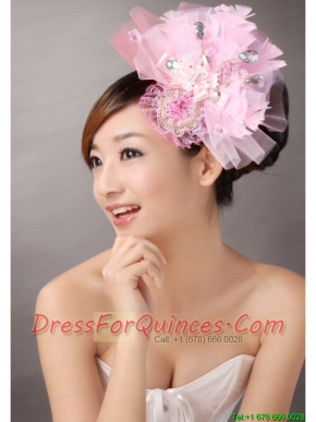 Sweet Tulle With Feather Beading Fascinators