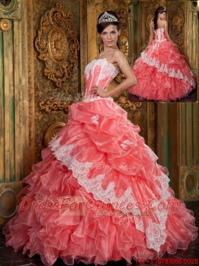 New Styles Ball Gown Floor Length Ruffles Quinceanera Dresses
