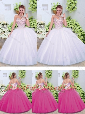 Best Ball Gown Sweetheart Quinceanera Dresses with Beading