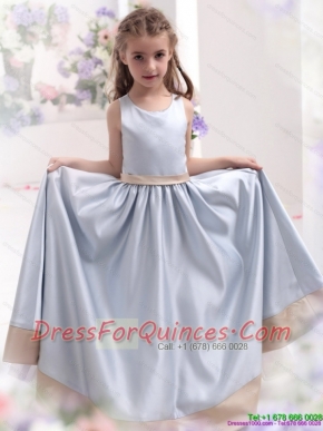 Silver Scoop 2015 Adorable Little Girl Pageant Dress with Waistband