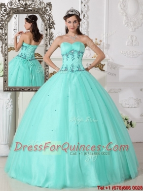 Wholesale Green Ball Gown Sweetheart Quinceanera Dresses