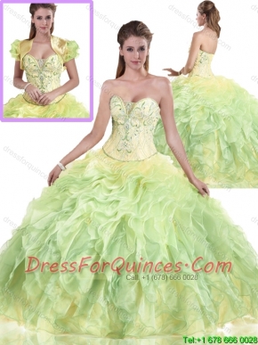 Classical Ball Gown Beading Sweet 16 Dresses with Strapless