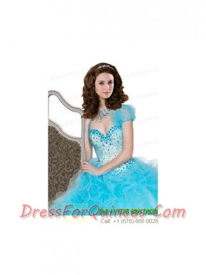 New StyleRuffles Baby Blue Special Occasion  Quinceanera Jacket