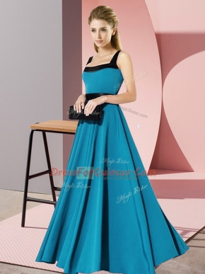 Sleeveless Belt Zipper Damas Dress