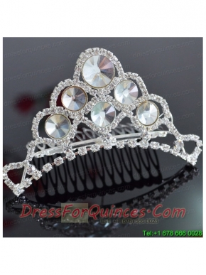 Custom Made Tiara With Beaded Decorate