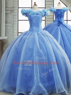 Custom Fit Sleeveless Brush Train Lace Up Pick Ups Quinceanera Dresses