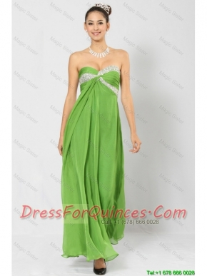 Discount Sweetheart Ankle Length Prom Dresses with Sequins