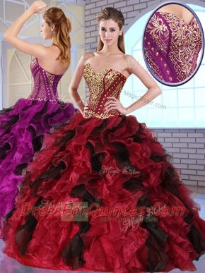 Most Popular Sweetheart Quinceanera Gowns with Appliques and Ruffles
