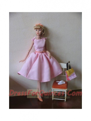 New Fashion Princess Pink Dress Gown for Barbie Doll