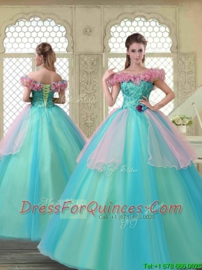 Perfect Off the Shoulder Quinceanera Dresses in Multi Color