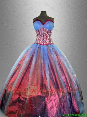 Discount Sweetheart Quinceanera Gowns with Beading and Ruffles