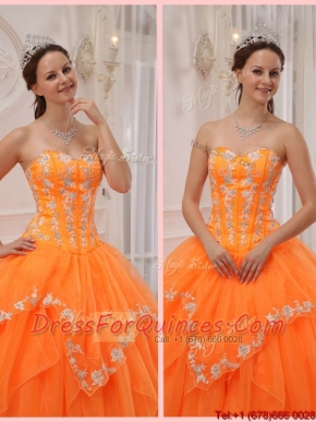Perfect Ball Gown Appliques and Beading Sweet 15 Dresses for 2016