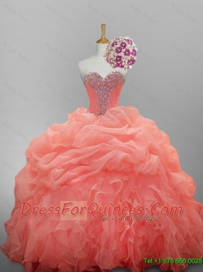 Discount Ball Gown Sweetheart Quinceanera Dresses for 2015 Summer