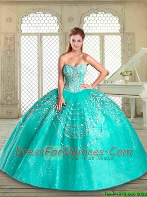 New Style Sweetheart Quinceanera Gowns with Beading and Appliques
