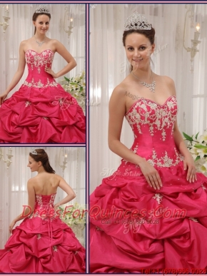 Perfect Sweetheart Appliques and Pick Ups Quinceanera Dresses