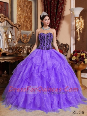 Pretty Ball Gown Purple and Black Sweetheart Discount Quinceanera Dresses with Beading