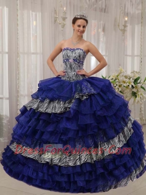 The Brand New Style Blue Ball Gown Sweetheart Floor-length 2014 Spring Quinceanera Dresses