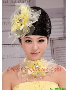 Rhinestones Lovely Tulle Hairpins Birdcage Veils