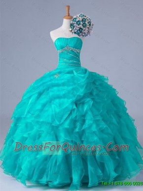 2015 Classical Beaded Quinceanera Dresses in Organza