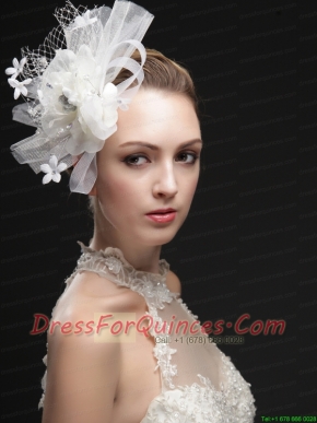 Luxurious Net Women 's Fascinators With Hand Made Flowers And Ribbons