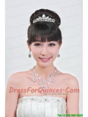 Gorgeous Alloy With Rhinestone Ladies' Jewelry Sets