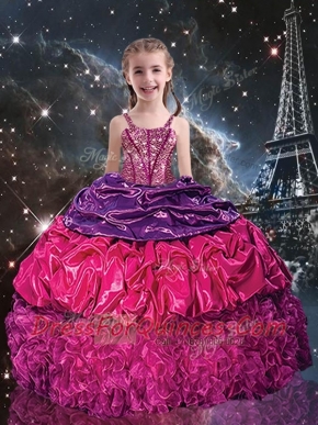 Gorgeous Ball Gown Straps Adorable Little Girl Pageant Dresses for 2016