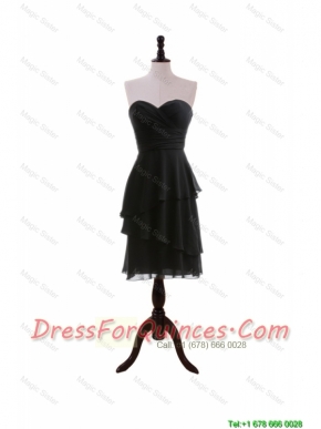 Cheap Custom Made Empire Sweetheart 2015 Summer Prom Dresses with Ruffled Layers